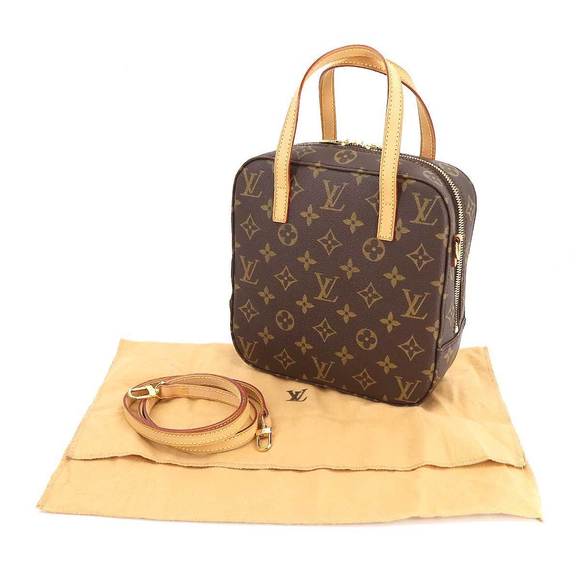 Louis Vuitton Monogram Spontini 2way Hand Shoulder Bag Brown - Picture 8 of 9